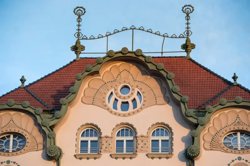 Sommet des plus beaux bâtiments d’Oradea
