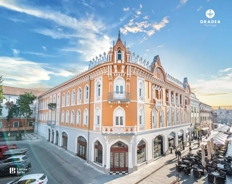 Sommet des plus beaux bâtiments d’Oradea